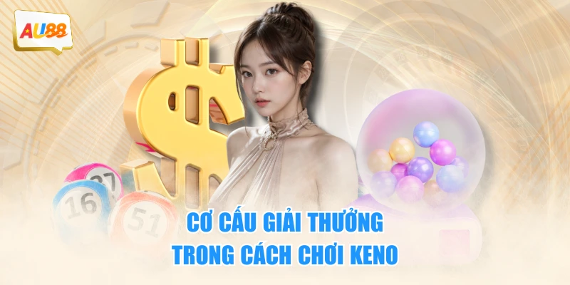 Cơ cấu giải thưởng trong cách chơi Keno